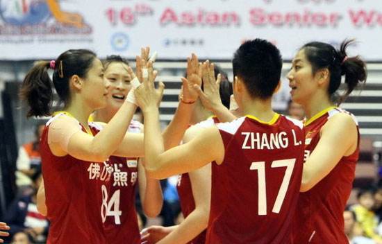 女排亚锦赛复赛中国3-2险胜中国台北进八强 下
