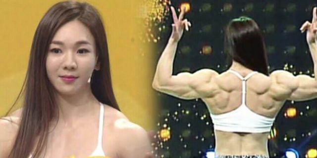 “女版施瓦辛格”韩国萝莉肌肉女 看照片就知道没人敢惹她_综合体育_东方体育原创频道