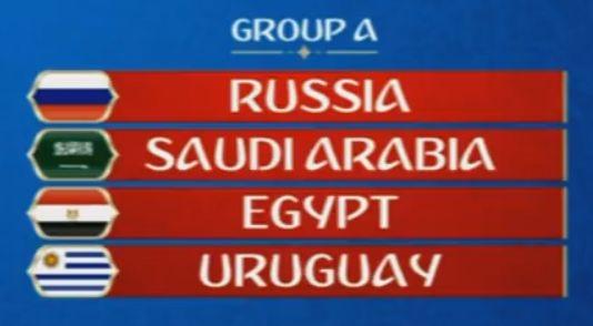 世界杯A组球队:俄罗斯,沙特,埃及,乌拉圭_足球