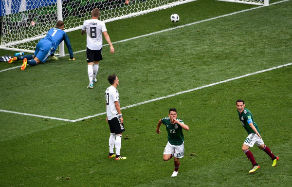 世界杯第一冷门！德国0-1负墨西哥，卫冕冠军首秀失利